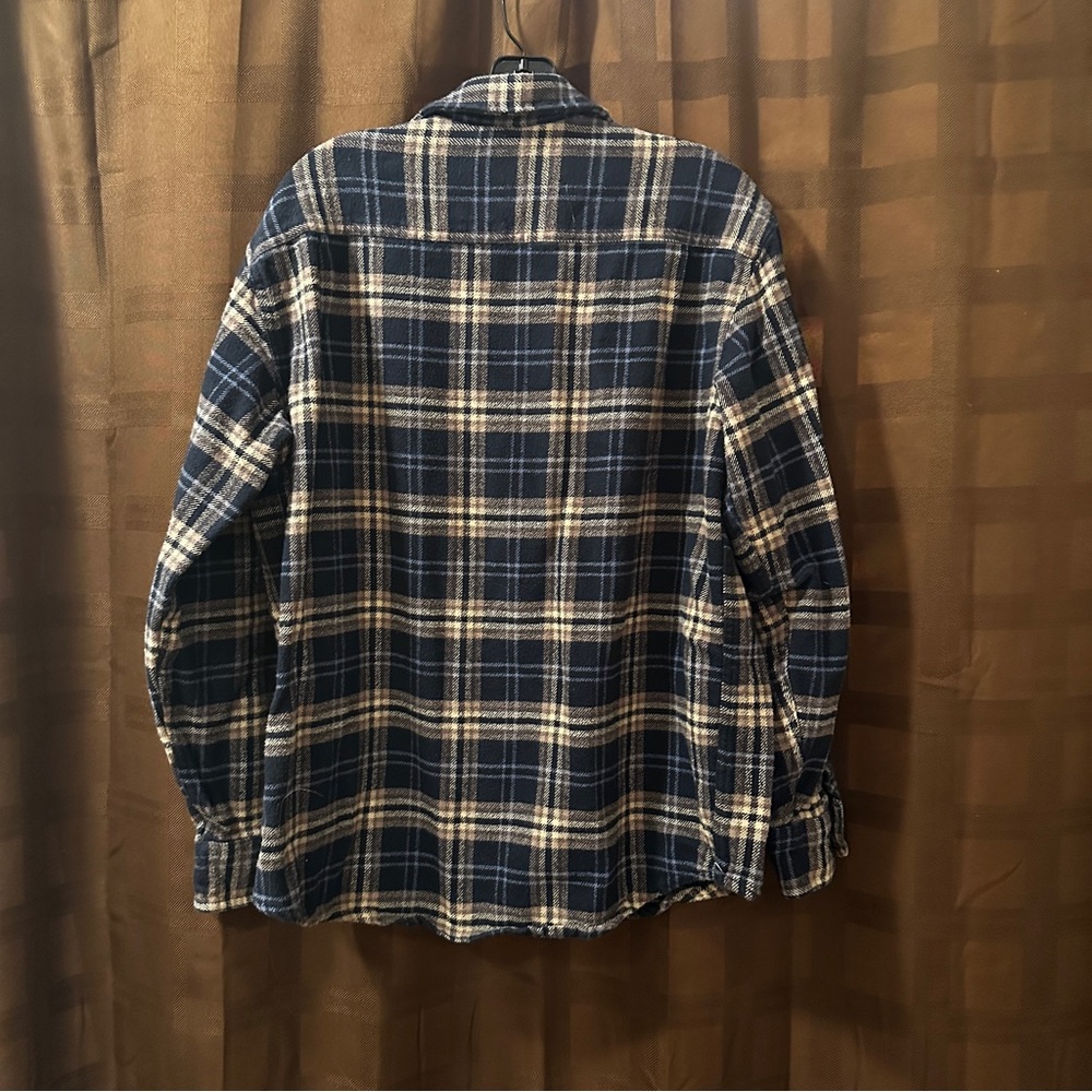 Timberland Plaid Thick Flannel Shirt size large - Picture 4 of 5